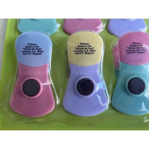 6 Pack Disney Winnie The Pooh Piglet Magnetic Bag Clips Easter Eggs Spring NEW - Picture 12 of 12